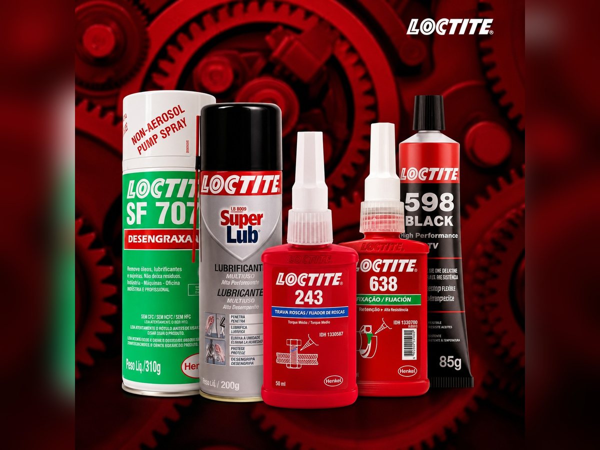 Aplicação de solução Loctite® de alta performance